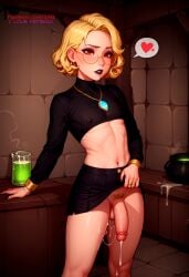 1boy 1femboy 1male 2024 2d ai_generated balls blonde_hair boy boy_focus boy_only choker cock collar cum cum_drip cum_on_body dick drinking drinking_cum ear ear_piercing ear_ring earring earrings ejaculating_cum ejaculation femboy femboy_focus flat_chest flat_chested focus glass glasses high_resolution highres holding holding_object ilfb jewelry looking_at_partner looking_at_viewer looking_pleasured male male_focus male_only penis potion potion_bottle precum precum_bubble precum_drip precum_ejaculation precum_on_ground precum_on_penis precum_string precum_trail red_eyes self_upload short_hair skirt skirt_around_belly skirt_lift skirt_pull skirt_up solo solo_femboy solo_focus solo_male standing testicle testicles trap trap_focus uncensored