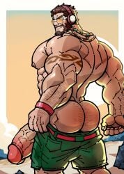 bara big_ass bodybuilder boner cock erection harshy hyper hyper_balls hyper_cock hyper_genitalia hyper_penis league_of_legends malcolm_graves male male_only muscles muscular muscular_arms muscular_male muscular_thighs penis riot_games solo solo_male