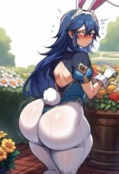 ai_generated big_ass blackwhiplash_(style) bottom_heavy female fire_emblem fire_emblem_awakening huge_ass huge_butt looking_back lucina_(fire_emblem) massive_ass massive_butt thick_thighs