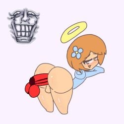 999(the_combrats) animated ass ass_fuck assfuck balls bending_over big_penis blonde_hair blue_hoodie bottom_heavy bottom_heavy_femboy creepy_face creepy_smile crossdressing crossdressing_male dick_in_ass fat_ass femboy femboysub flower flower_in_hair gay gay_anal gay_sex girly halo heat heavy_bottom in_heat laymon(the_combrats) leaning_forward otoko_no_ko penis penis_in_ass red_penis small_penis trap yaoi yes_but_art