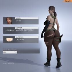 3d 3d_(artwork) big_ass big_breasts bikini chubby chubby_female elbow_gloves fishnet_legwear fishnets metal_gear_solid metal_gear_solid_v quiet_(metal_gear) skimpy slightly_chubby smitty34 thick_thighs wide_hips