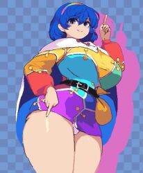 2d animated breasts chimata_tenkyuu huge_breasts namako_(takorin) no_sound purple_hair rainbow rainbow_clothing tagme takorin thick_thighs thighs touhou video