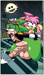 anal anal_penetration anthro archie_comics ass big_butt big_penis bodily_fluids bulge captainhornybotld cum cum_in_ass cum_inside duo eggman_logo eulipotyphlan female futa_on_male futanari genital_fluids genitals heart_eyes heart_symbol hedgehog huge_cock hyper hyper_genitalia hyper_penis intersex intersex/male male male_penetrated mammal penis raining rosy_the_rascal_(archie) scourge_the_hedgehog sega sharp_teeth size_difference small_dom_big_sub sonic_(series) sonic_the_hedgehog_(archie) sonic_the_hedgehog_(comics) sonic_the_hedgehog_(series) sonic_the_werehog sonic_unleashed stomach_bulge teeth