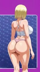 ai_generated android_18 blonde_hair dragon_ball dragon_ball_super milf pinkpawg tagme video