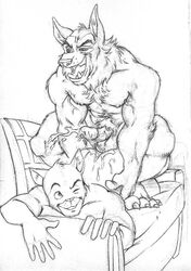 anthro blacksad canine claws cum feline fur furry furry_only furryrevolution gay john_blacksad male male/male male_only muscles no_humans penis sex wolf yaoi