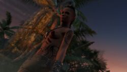 1girls 3d breasts citra_talugmai far_cry far_cry_3 nipples screencap solo tagme tattoos topless