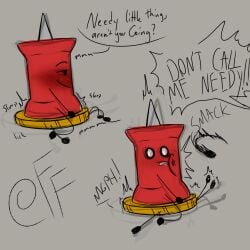 1boy 1girls 2d_(artwork) battle_for_dream_island bfb bfdi bfdia blush blush coiny cunnilingus digital_drawing_(artwork) digital_media_(artwork) facesitting fizzyfox_(artist) licking needle_(bfdi) object_shows pin_(bfdi) pussy sitting sitting_on_face sitting_on_person sketch slap tpot