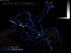 2004 anal anal_sex anthro black_cat breasts claws darke_katt eric_schwartz feline female fingering masturbation nude penetration pussy pussy_juice solo