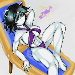 anthro big_breasts bikini dash_wolf female female_protagonist freedom_planet freedom_planet_2 galaxytrail neera_li panda video_games