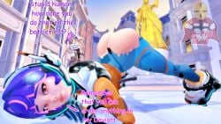 3d big_ass big_booty big_butt big_thighs blizzard_entertainment jack-o'_pose jack-o_pose jackochallenge juno_(overwatch) nsfw overwatch sfm