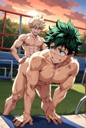 ai_generated anime bakudeku bakugou_katsuki bara deku gay hentai kl_99 male male/male male_only midoriya_izuku my_hero_academia nsfw sex yaoi