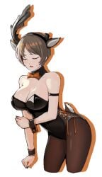 artist_request breasts bunnysuit library_of_ruina project_moon rudolph_(library_of_ruina) tagme