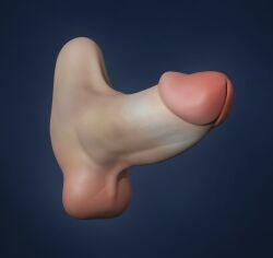 3d balls blender huge_cock male massive_penis penis realistic render thick_penis