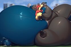 absurd_res anthro ass ball_fondling balls belly belly_squish big_balls big_belly big_butt big_penis black_body blue_body bodily_fluids brown_hair callum chubby_cheeks city claws cum cum_in_mouth cum_inside cum_on_ground cum_weight_gain dragon drinking drinking_cum duo expansion fellatio fondling genital_fluids genitals glistening hair hi_res holding_partner horn huge_balls huge_butt huge_cock huge_moobs huge_thighs hyper hyper_balls hyper_belly hyper_butt hyper_genitalia hyper_penis hyper_thighs immobile inflation leaking_cum looking_at_another looking_at_partner love_handles macro male male/male moobs morbidly_obese nitrosimi96 nude obese oral oral_penetration overweight penetration penile penile_penetration penis red_body saggy_balls scalie sex sitting size_difference squish sucking thick_tail thick_thighs weight_gain yellow_body zack_(nitrosimi96)