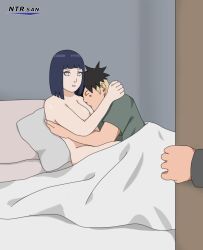 after_sex asleep boruto:_naruto_next_generations caught cheating cheating_wife hyuuga_hinata kawaki male milf motherly_cuckold naruto ntr ntrsan_(artist) stepmother stepson uzumaki_boruto