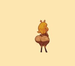 1girls animated ass ass_built_separately ass_expansion big_ass bottom_heavy bottomless bubble_butt decisivetang_(artist) deer deltarune doe fat_ass female female_focus female_only growth huge_ass hyper hyper_ass large_ass noelle_holiday weight_gain