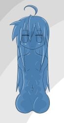 amputee blue_body change_of_status dildo doll female female_only fleshlight_position human konata_izumi living_onahole living_sex_toy lucky_star navel nipples object_transformation onahole quadruple_amputee sex_doll sex_doll_transformation sex_toy sex_toy_onahole sex_toy_transformation transformation