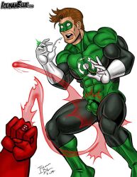 abs dc dc_comics domino_mask green_lantern green_lantern_(series) hal_jordan icemanblue male male_only skin_tight_suit