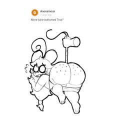 anthro big_ass bubble_butt digitalpelican huge_ass tagme tina_(digitalpelican)