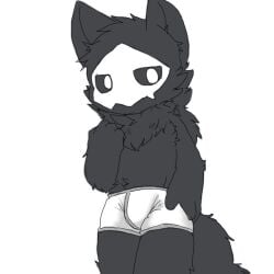 changed_(video_game) chano furry furry_only male male_only puro_(changed) underwear underwear_only