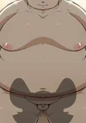 2022 absurd_res anthro balls belly big_belly blush bodily_fluids duo fat fat_belly flaccid genitals hi_res kemono male mammal micropenis moobs morbidly_obese morbidly_obese_male mouse murid murine namabito navel nipples obese obese_male overweight overweight_male penis rodent small_penis solo_focus sweat