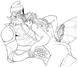 2boys ass gay giorno_giovanna handjob jojo's_bizarre_adventure male male/male male_focus male_only monochrome nemdreams penis purple_haze_(jjba) vento_aureo