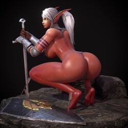 1futa 3d animated big_ass blood_elf blood_elf_futa bulge clothed clothing dark-skinned_futanari dark_skin futa_only futanari hotaru_(tektah) humanoid mostly_nude mp4 no_sound pose solo solo_futa squatting tagme tektah thong topless turntable_(animation) video world_of_warcraft