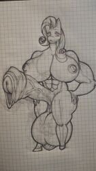 anthro anthrofied balls big_ass big_balls big_breasts big_butt big_nut breasts foreskin foreskin_folds futanari giant humanoid_penis hyper hyper_balls hyper_genitalia hyper_penis hyper_testicles muscle muscles muscular muscular_anthro muscular_female muscular_futanari muscular_thighs my_little_pony penis pony rarity_(mlp) rarity_(mlp) saggy_balls six_pack thick_thighs