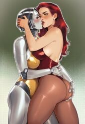 2girls ai_character ai_female ai_generated android artificial_intelligence ass avengers big_ass big_breasts big_thighs breasts bust busty chest curvaceous curvy curvy_figure digital_media digital_media_(artwork) female fembot gynoid hips hourglass_figure huge_ass huge_breasts huge_thighs jocasta jocasta_pym large_ass large_breasts large_thighs legs marvel marvel_comics metallic_body phophopho robot robot_girl robot_humanoid scarlet_witch slim_waist sorceress thick thick_hips thick_legs thick_thighs thighs voluptuous waist wanda_maximoff wide_hips wide_thighs witch x-men yuri