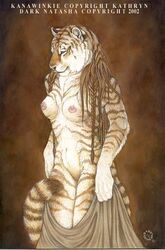 2002 anthro breasts dark_natasha feline female fur furry solo tiger undressing