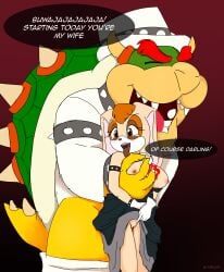 ambyva bowser sonic_the_hedgehog_(series) super_mario_bros. vanilla_the_rabbit