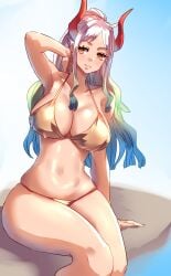 bikini female female_only one_piece quanero yamato_(one_piece)