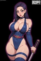 ai_generated cameltoe cleavage marvel marvel_comics marvel_rivals psylocke psylocke_(cosplay) psylocke_(deadpool_game) psylocke_(marvel_rivals) x-men