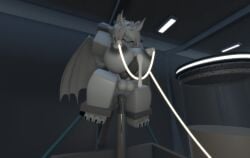 3d anthro balls breasts changed_(video_game) cock consensual cum cum_leaking cum_while_restrained furry futanari gargoyles grey_nipples grey_pussy milk milk_tank milking milking_machine need_milk_we_got_it pussy_juice pussy_juice_leaking ravenuwu restrained restrained_legs restrained_wrists roblox robloxian self_upload sleep sleeping tube