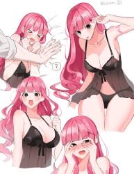 >_< 1girls ? bed big_breasts bigger_male black_eyes black_panties blunt_bangs blush bra bra_only breasts cleavage closed_eyes dracule_mihawk embarrassed female female_focus female_only flower heavy_blush joman lingerie long_hair one_piece panties panties_only perona pink_hair revealing_clothes saram_80 smaller_female taller_male tattoo underwear watermark white_background
