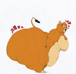 alternate_body_type big_ass big_belly big_breasts el_arca enormous_ass female gigantic_ass hyper_ass kairel lioness obese overweight overweight_female tail thick_thighs wide_hips