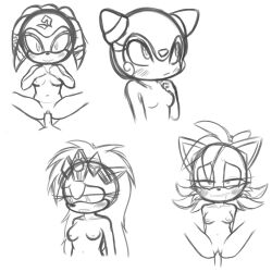 adhesivesocks blush fiona_fox lumina_flowlight male_pov monochrome pov queen_aleena shade_the_echidna sketch small_breasts sonic_(series) sonic_shuffle vaginal_penetration white_background