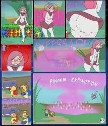 ass big_ass brap brittany_(pikmin) bubble_butt comic da-fuze fart fart_cloud fart_fetish farting female female_focus hyper_fart pikmin pikmin_(series) pikmin_(species) pikmin_3 pink_hair source_request