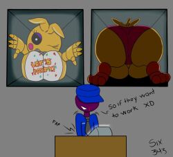 toy chica (fnaf) from five nights at freddy's by six343