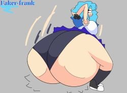 2023 arms_behind_back arms_behind_head arms_up ass_bigger_than_body ass_bigger_than_breasts ass_bigger_than_head ass_bigger_than_torso ass_jiggle big_ass big_breasts blue_clothing blue_hair blue_skirt bouncing_ass bubble_ass bubble_butt faker-frank_(artist) fat friday_night_funkin friday_night_funkin_mod grey_panties grey_shoes heart heart-shaped_pupils heart_eyes huge_ass hyper_ass hyper_butt looking_back looking_down looking_pleasured newgrounds panties sideass sky_(friday_night_funkin) skyblue skyblue_(friday_night_funkin) skyverse socks thick_thighs thighs twerk twerking white_girl white_shirt