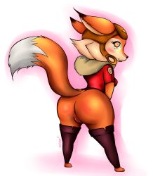 anthro awesomenauts big_ass fox_girl fur furry melona penny_fox