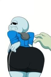 1boy 2d_animation 60fps alternate_version_at_source animated animated_skeleton anterior_nasal_aperture anus ass ass_focus backsack balls bent_over big_ass big_butt blue_anus blue_clothing blue_hoodie blue_topwear bone bottomwear bottomwear_down bouncing_balls bouncing_butt butt butt_focus clothed clothing duo gay genitals glistening glistening_balls glistening_body glistening_butt glistening_genitalia glistening_skin grin hoodie humanoid jerseydevil looking_back male male_only masterxxxl mp4 narrowed_eyes no_sound not_furry pants pants_down partially_clothed presenting presenting_anus presenting_hindquarters rear_view sans shaking_butt short_playtime simple_background skeleton smile teasing teeth topwear twerking undead undertale undertale_(series) video video_games white_background y_anus