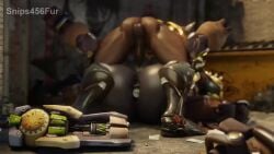 3d animated black_male cum cum_in_pussy cum_inside cumflation dark-skinned_female dark-skinned_male dark_skin defeated defeated_heroine doomfist female human_on_robot improvised_sex_toy inflation male mating_press mp4 omnic orisa overwatch overwatch_2 rape sex_toy snips456 snips456fur soda_can sound vaginal vaginal_penetration vaginal_sex video video_games