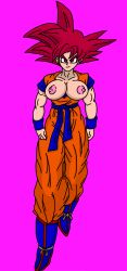 dragon_ball dragon_ball_super dragon_ball_z female_goku female_saiyan iceboy128 super_saiyan_god