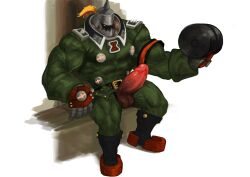 artist_request balls bara big_balls big_muscles big_penis boner erection gay guilty_gear helmet male male_only muscles muscular penis potemkin solo solo_male