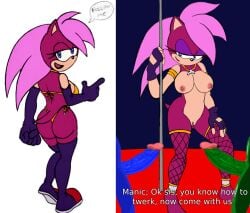 anthro big_breasts big_penis incest manic_the_hedgehog roleplay sonia_the_hedgehog sonic_(series) sonic_the_hedgehog sonic_underground