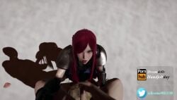 3d animated beach cum_on_face erza_scarlet fairy_tail female handjob licking licking_penis mp4 pov_eye_contact public redhair_(artist) rosema98833390 rosemaph sound tagme video