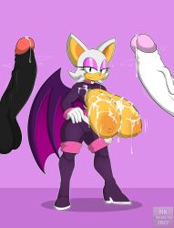 absurd_res anthro bedroom_eyes big_breasts bodily_fluids breasts chiropteran cum female genital_fluids genitals hand_on_hip hi_res huge_breasts male male/female mammal membrane_(anatomy) membranous_wings mklancer00 narrowed_eyes penis purple_background rouge_the_bat rouge_the_bat_(heroes) seductive sega simple_background sonic_(series) sonic_heroes sonic_the_hedgehog_(series) vein veiny_penis wings