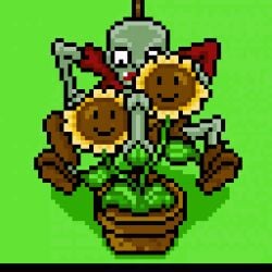 animated ball_fondling ball_sucking blowjob bungee_zombie_(pvz) cum cum_in_mouth double_fellatio edit fellatio pixel_art plants_vs_zombies sunflower_(pvz) twin_sunflower_(pvz) twins zombie_(pvz)