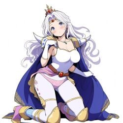 blue_eyes cecil_harvey final_fantasy final_fantasy_iv novelai rosa_farrell_(cosplay) rule_63 white_hair